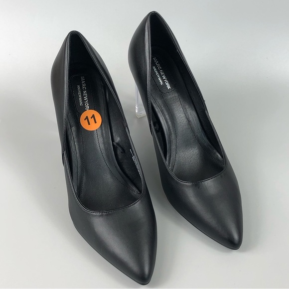 Marc NewYork By Andrew Marc Pointed Toe Clear Heels Size 11 - Picture 3 of 10